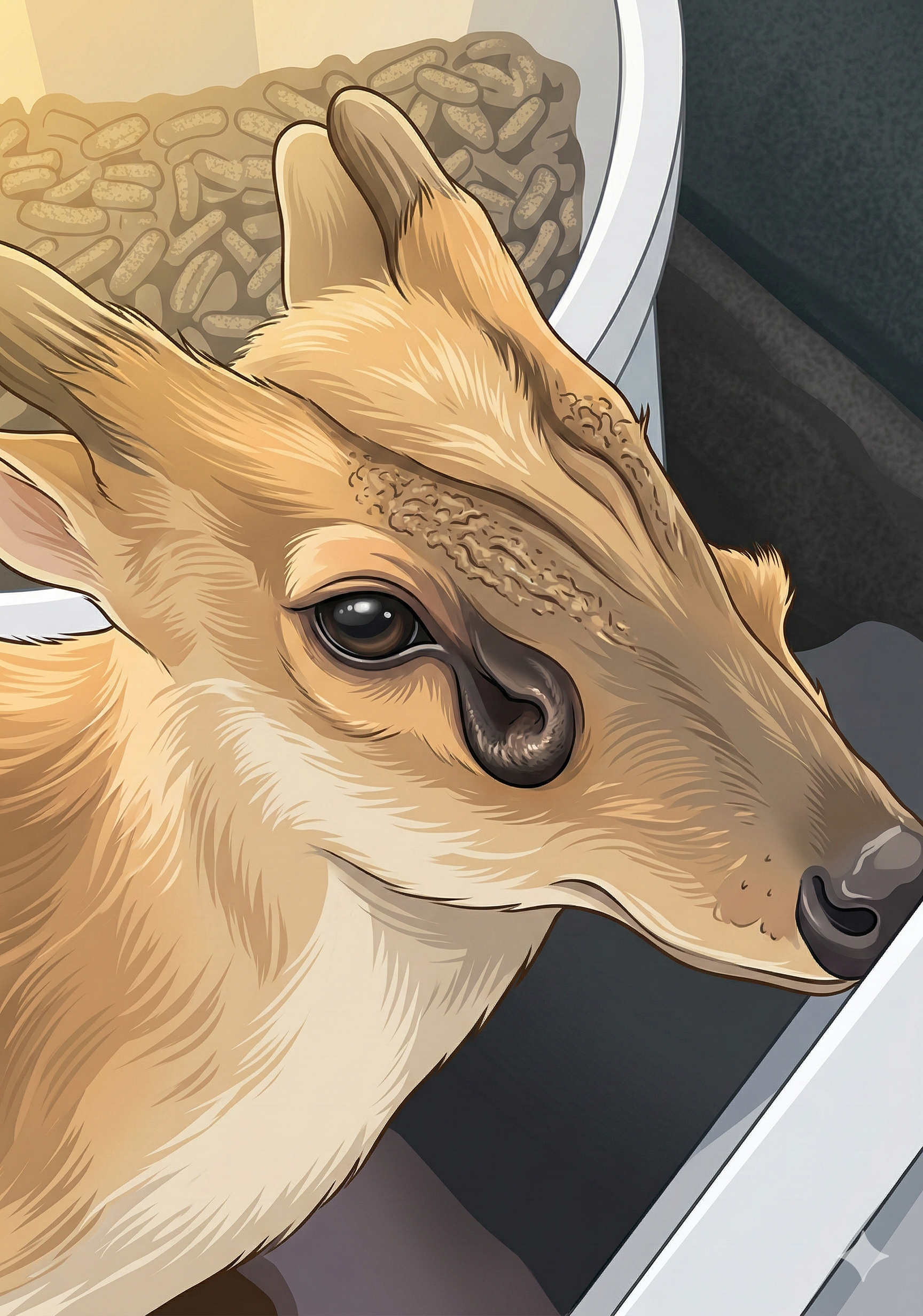 キョンが気持ち悪いと言われる理由！眼下腺と鳴き声の真相とは