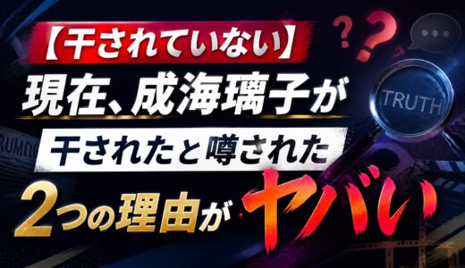 【干されていない】現在、成海璃子が干されたと噂された2つの理由がヤバい