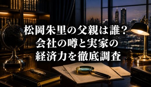 松岡朱里の父親は誰？会社の噂と実家の経済力を徹底調査