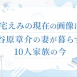 三宅えみの現在の画像は？谷原章介の妻が暮らす10人家族の今