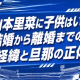 山本里菜に子供はいる?結婚から離婚までの経緯と旦那の正体